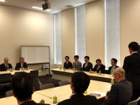 小矢部市企業協会との昼食懇談会　参議院議員会館 10月17日