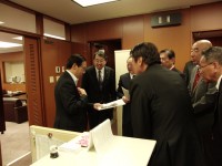 小矢部市・津幡町国道8号倶利伽羅トンネル更新事業採択の御礼で国土交通省回り 5月9日