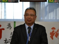 南砺市議会議員選挙「激励」 自由民主党富山県第三選挙区支部　橘 慶一郎支部長、四方正治幹事長、自由民主党南砺市連合支部　山辺美嗣支部長、武田慎一支部長代行 11月5日