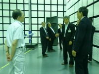 富山県工業技術センター（高岡市二上町）ものづくり研究開発センター「視察」（デジタルものづくりラボ、高機能素材ラボ、電波暗室など） 6月21日